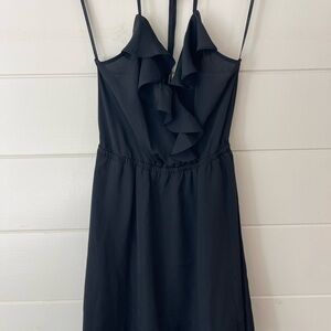 BCBGeneration Black Ruffle Dress